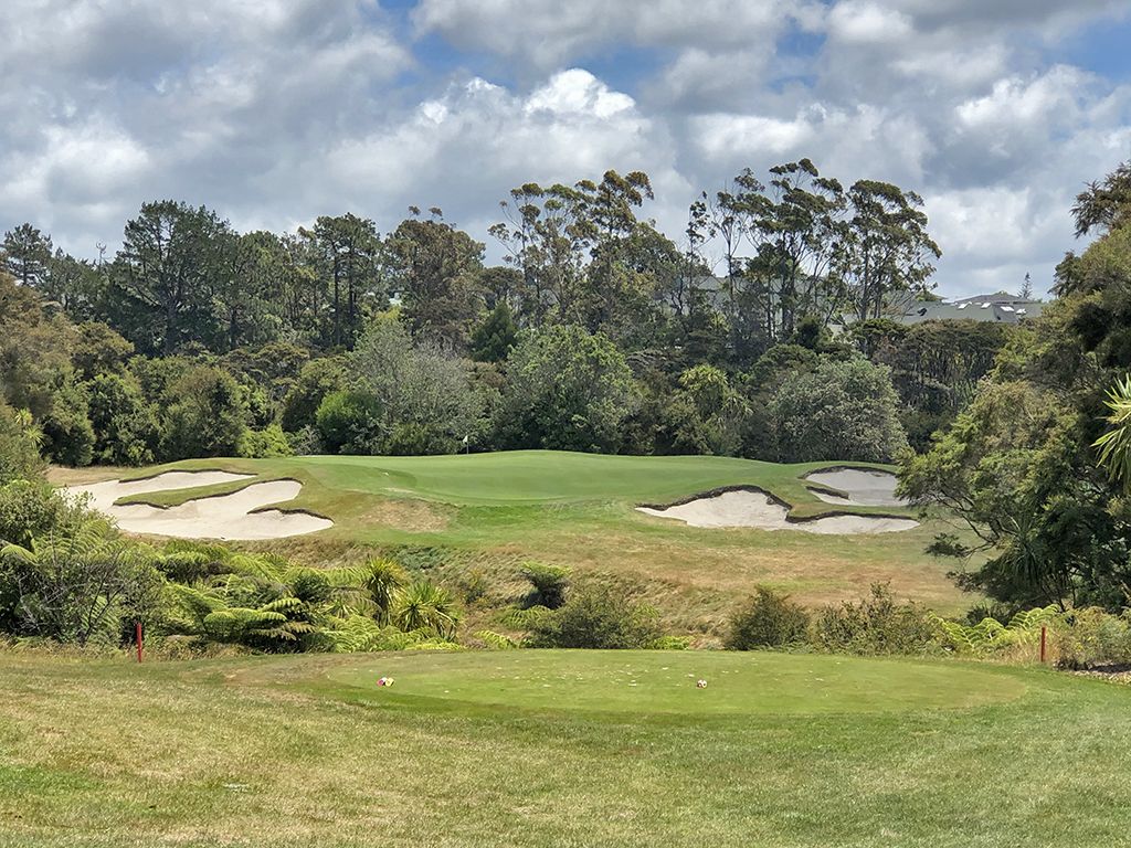 14th Hole at Titirangi Golf Club (205 Yard Par 3)